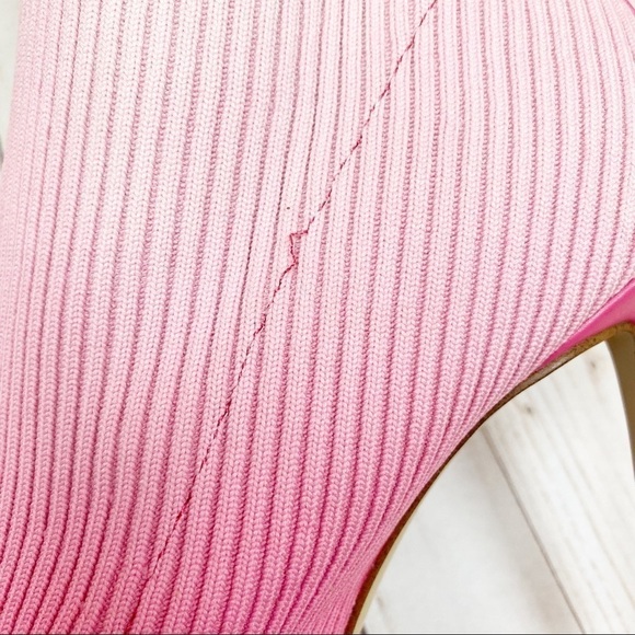 Steve Madden Dianne Pink Ombré Knit Stiletto Boot Size 8 Women‎ - Picture 8 of 11